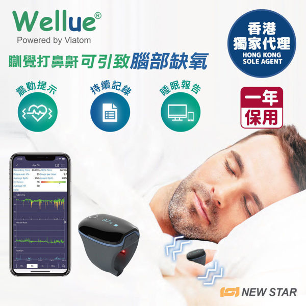 图片 Wellue - O2Ring™ 智能睡眠监测指环