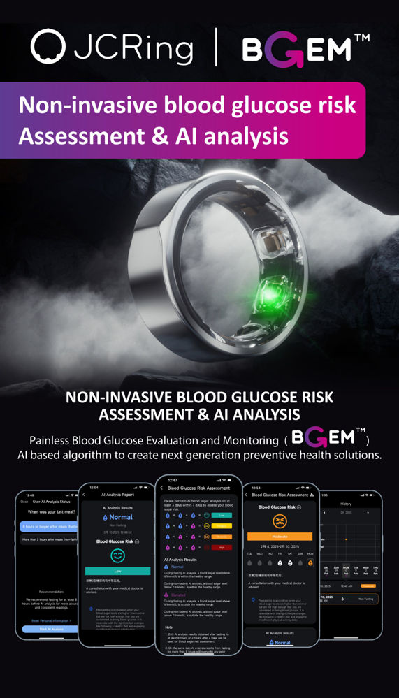NEW STAR COMPANY LTD. JCRing Smart non-invasive blood glucose ...